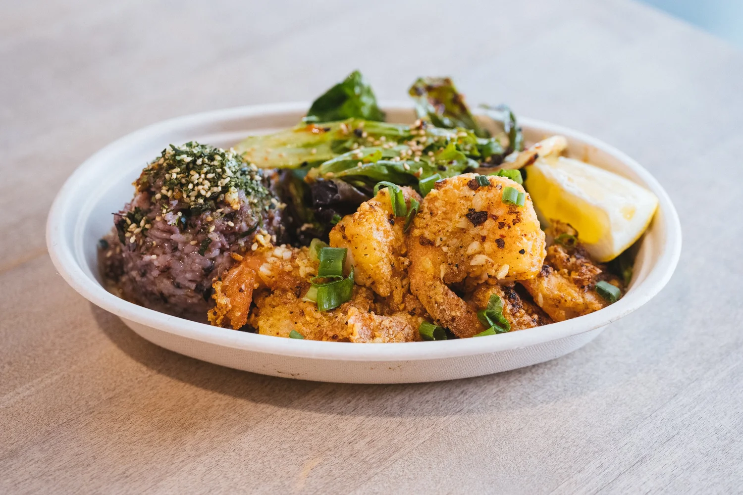 BROKEN MOUTH signature shrimp plate